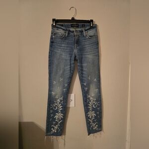 Lucky Brand Embroidered Jeans